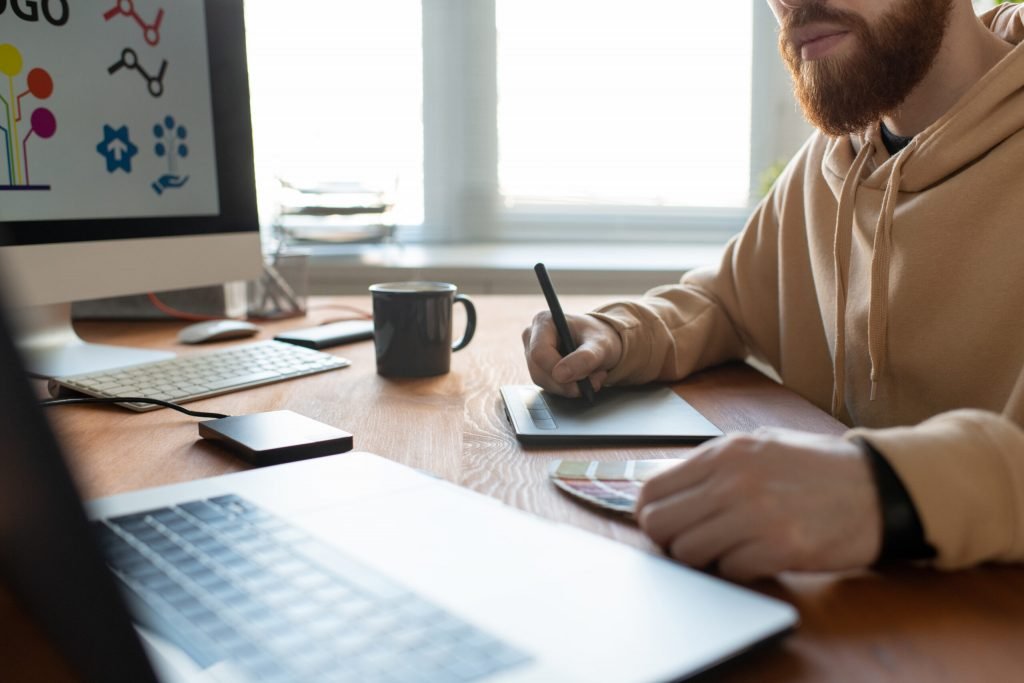 creating graphic design